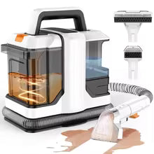 Tragbare Teppichreiniger-Maschine, 750 W, 15 kPa, multifunktionaler Handmilbenentferner, Sofa-Teppich-Nassreiniger für Sofa, Autositz