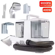 Tragbare Teppichreiniger-Maschine, 750 W, 15 kPa, multifunktionaler Handmilbenentferner, Sofa-Teppich-Nassreiniger für Sofa, Autositz